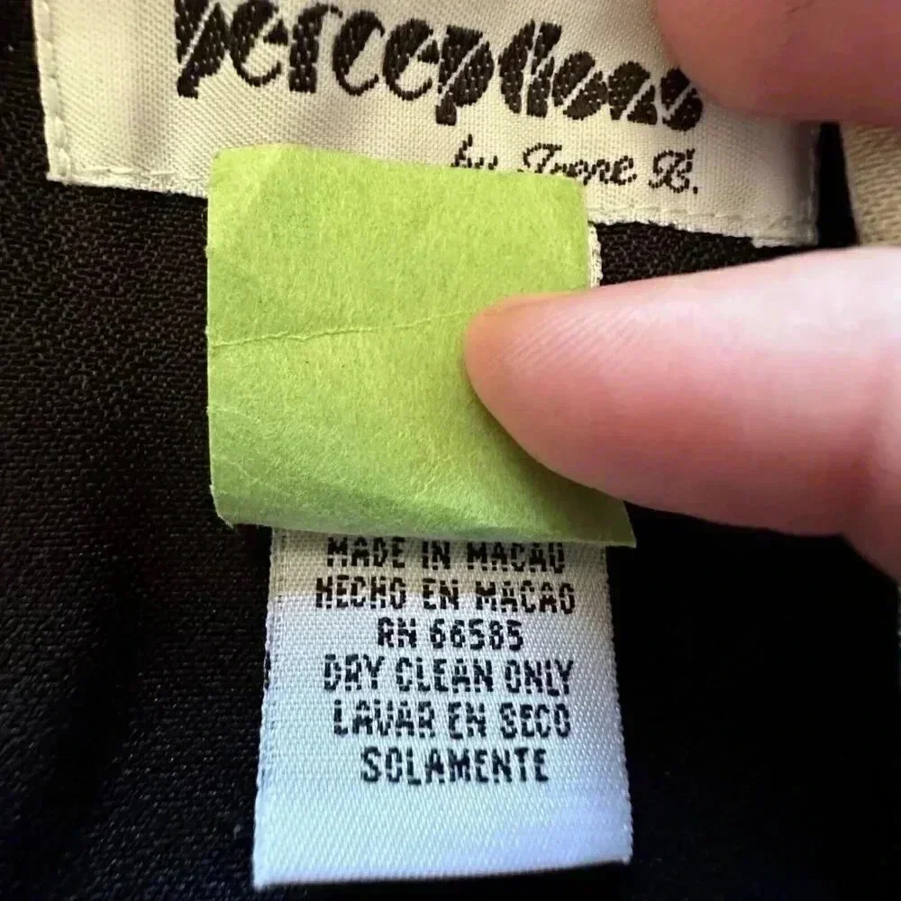 Perceptions by Irene B. Vintage Women’s Short Sleeve Dress Size 12| Vintage 80s - Picture 11 of 11